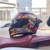 Full Face Motorcycle Helmet With Rear Wing Spoiler ABS Material Bluetooth Compatible Men All Season Riding