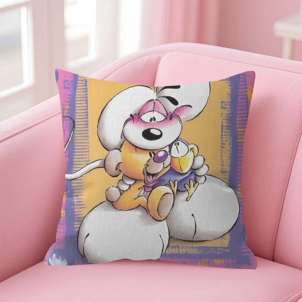 Cartoon D-Diddl Love Cute Kawaii Pillow Anime Pillow Sofa Bed Head Pillow Cover Cushion Cover Fashion