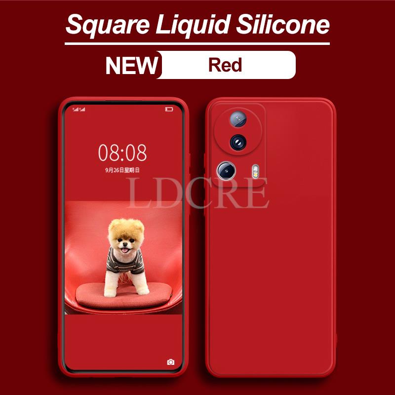 For Xiaomi 13 Lite Case Liquid Silicone Coque For Xiaomi 13 Lite Cover TPU Rubber Protective Phone Case Mi 13 Lite Pro 12 Cover