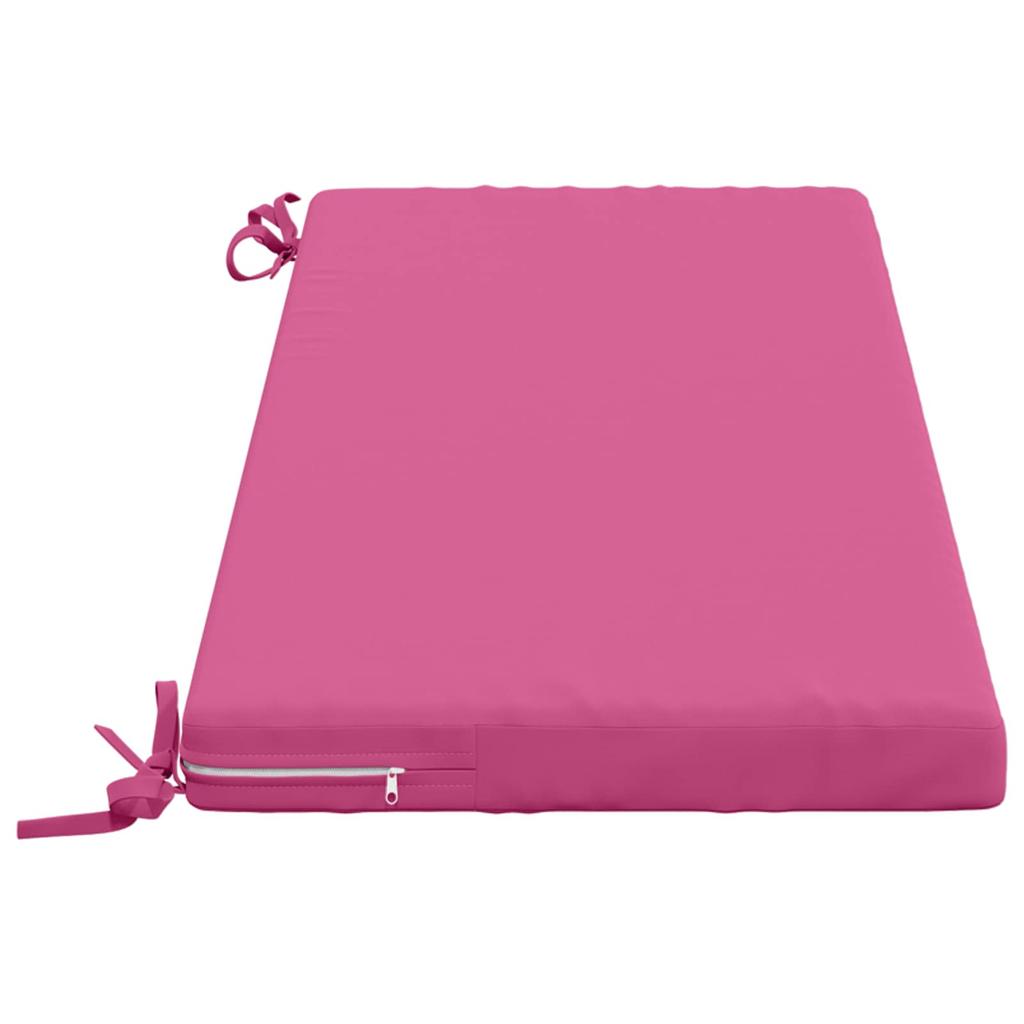 2 piece Bench Cushions SOEST 2 pcs. 100percent  Polyester Pink