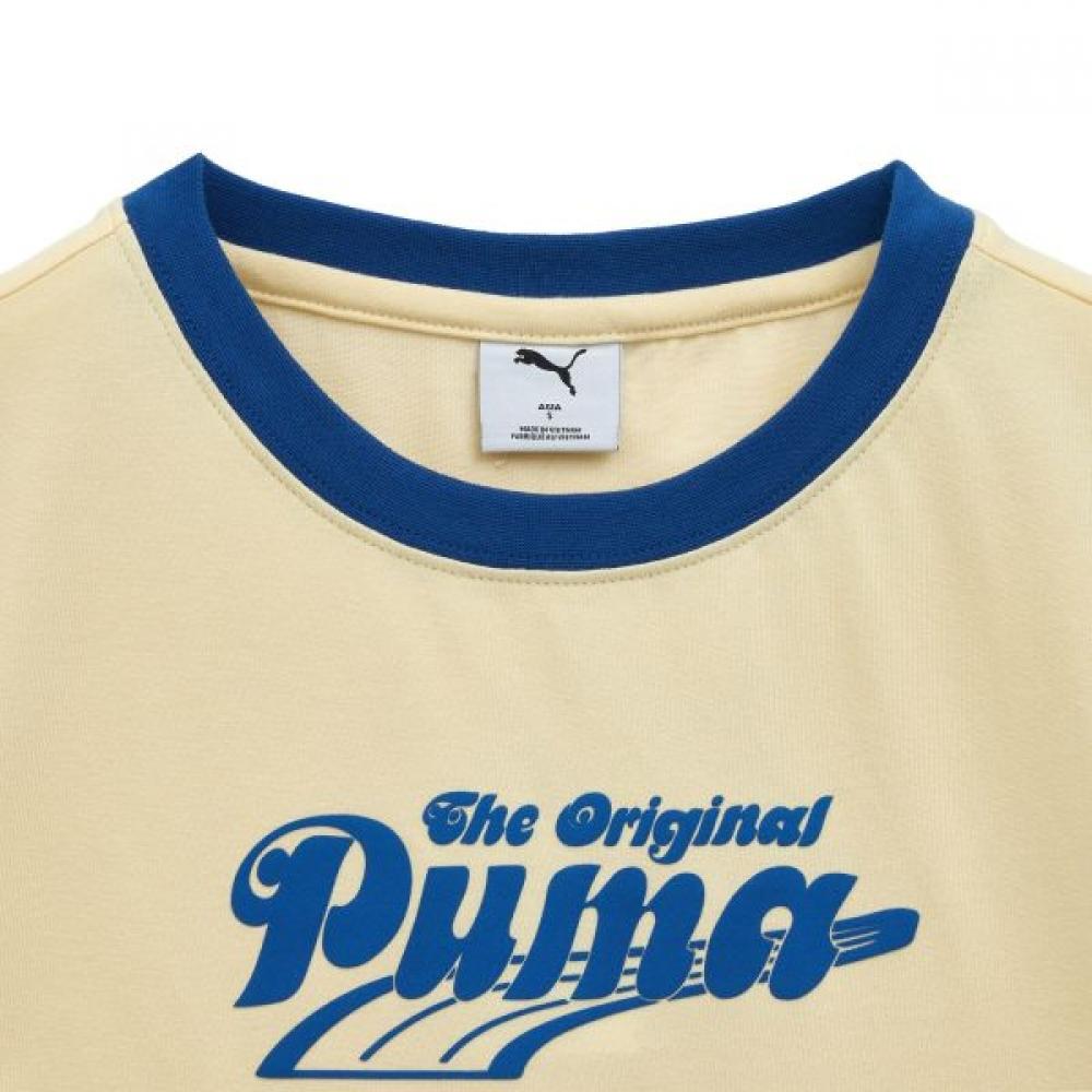 Puma Official Women S Original KniT ShorT Sleeve T ShirT