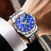 Fashion Men Clock Sports Man Wristwatch Stainless Steel Men's Quartz Watches