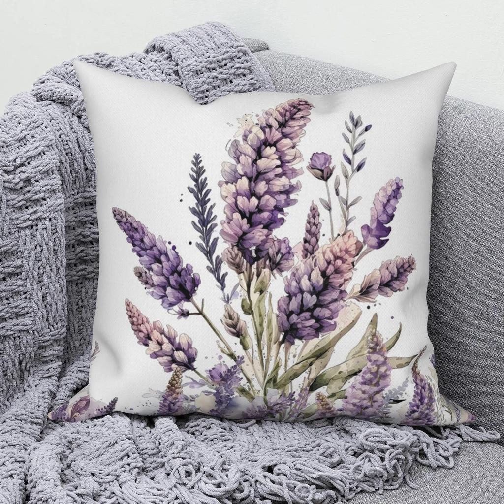 Modern Sofa Pillow Cover Living Home Decor Tropical Flower   Decorative Cushion  Throw