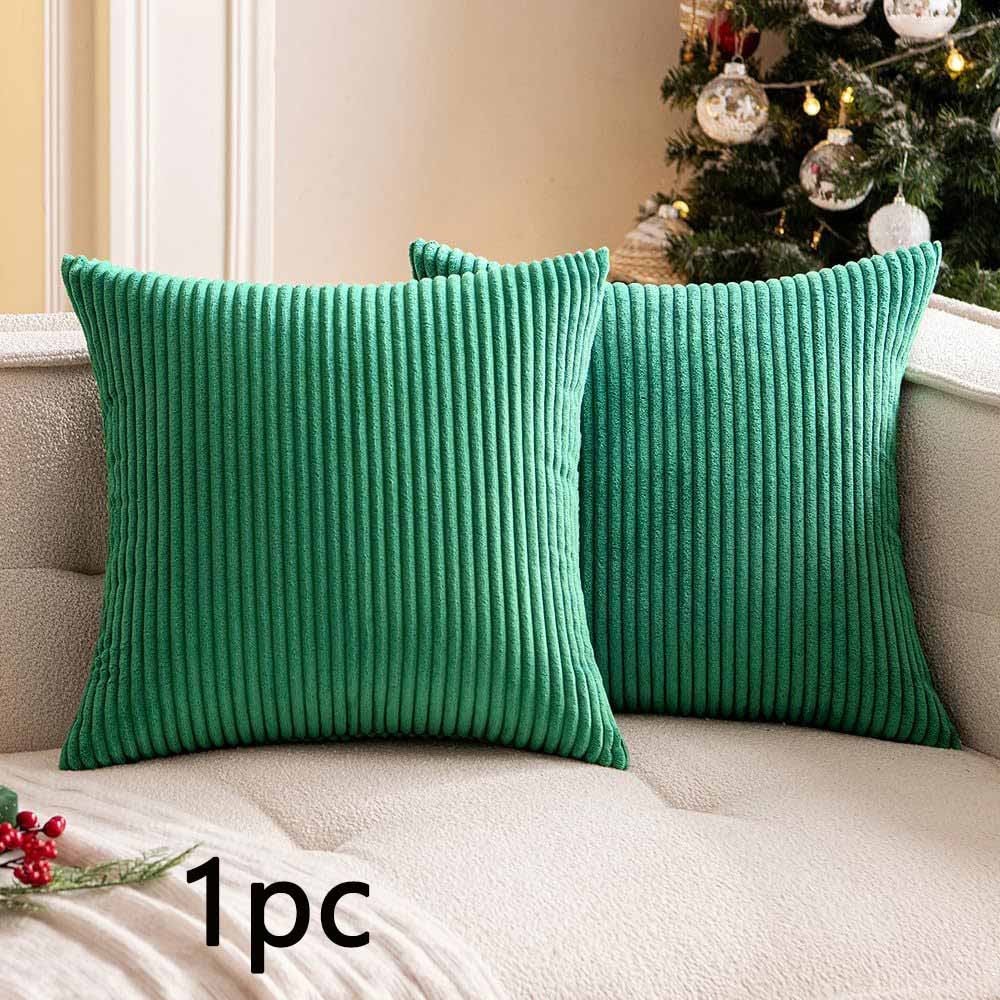 

Nordic Solid Color Corduroy Straight Stripe Plush Cushion Cover Chenille Pillowcase 45 * 45cm