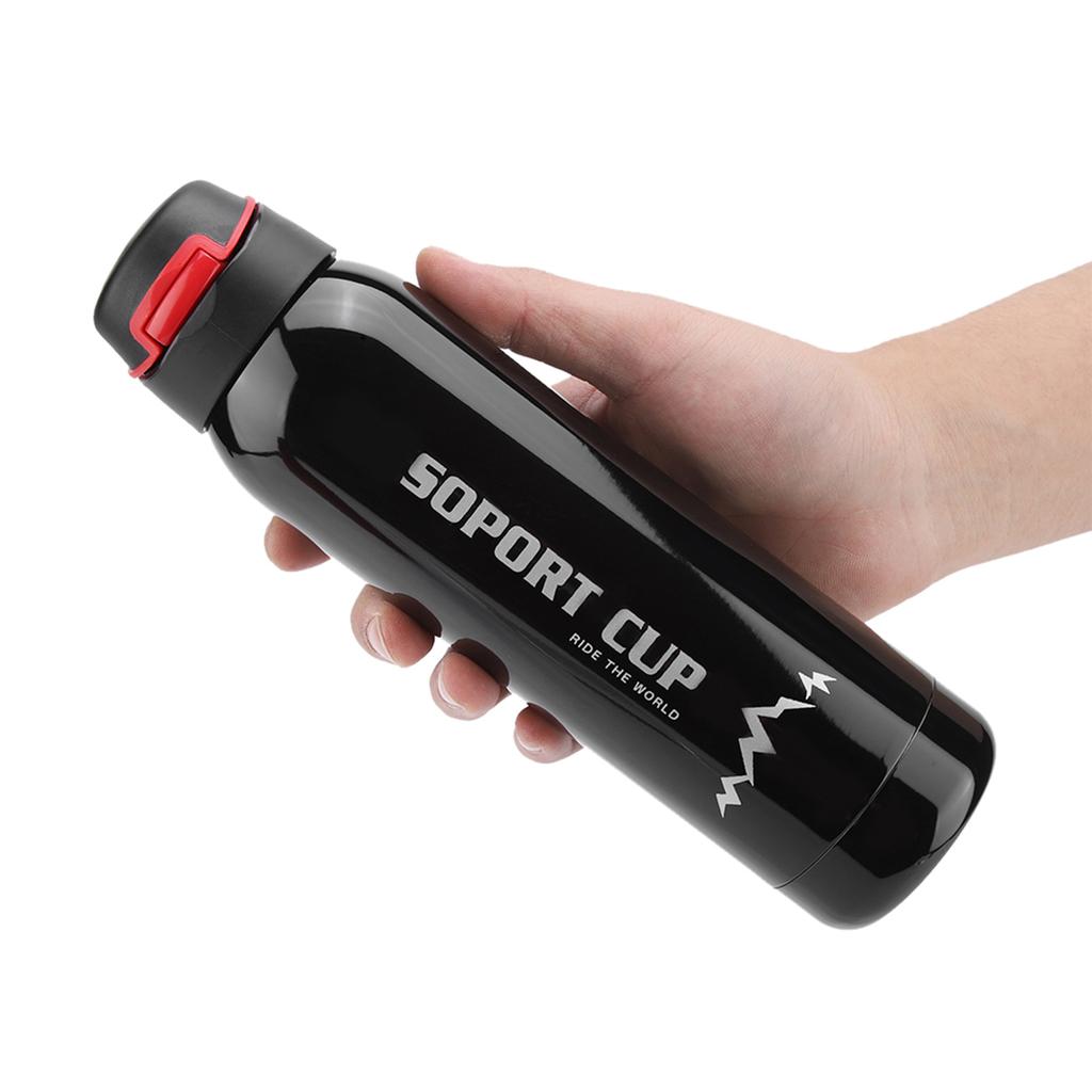 500ml Stainless Steel Bottle Vacuum Insulated Straw Cup Mug Sport Water Bottle Travel Outdoor Vacuum Mugs