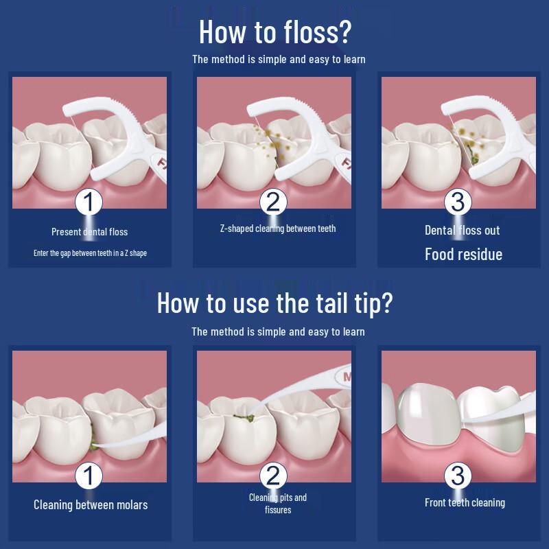 Deer Mother Classic Dental Floss Picks