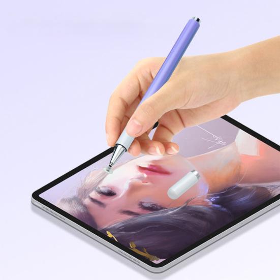 Tablet Stylus Sensitive Transparent Disc Nib Gradient Color Widely Compatible Precise Smooth Writing
