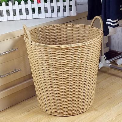 Foldable Woven Plastic Laundry Hamper