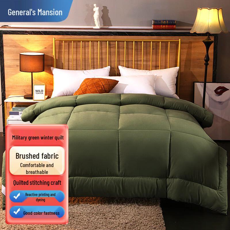 

Jiangjunfu All-Season Cotton-Soy Fiber Quilt 1.5m x 2m, 5lb