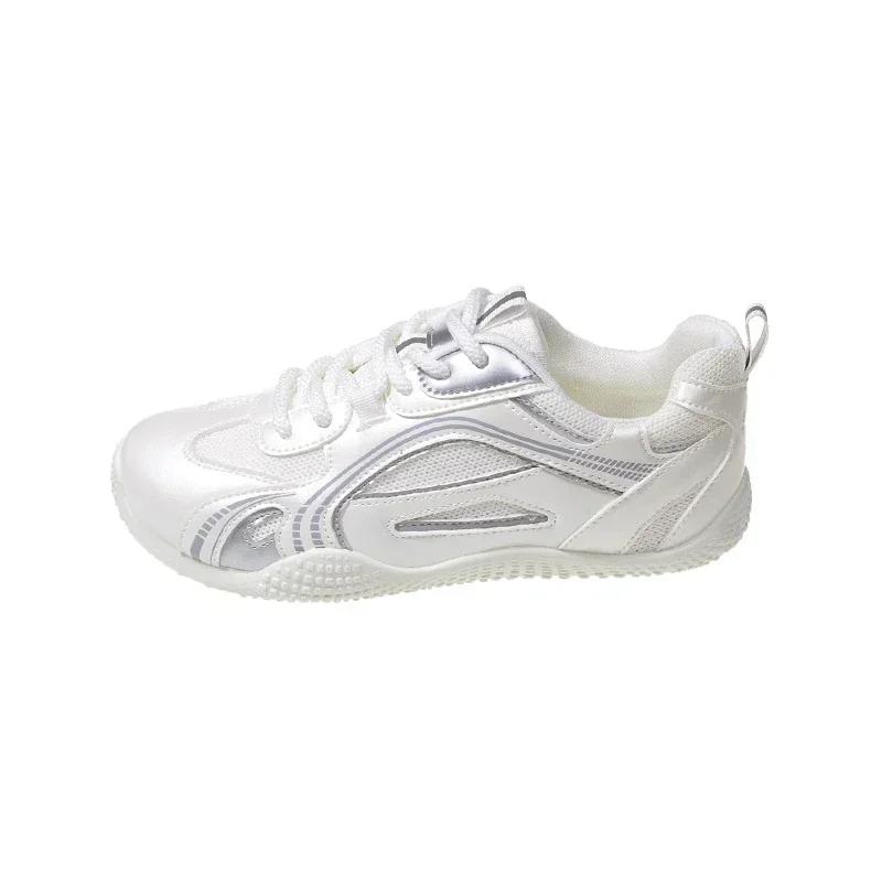 2024 Hot Sale Women's Shoes Lace-up Women's Vulcanize Shoes Fashion Mesh Ladies Casual Shoes New Soft Bottom Breathable Sneakers