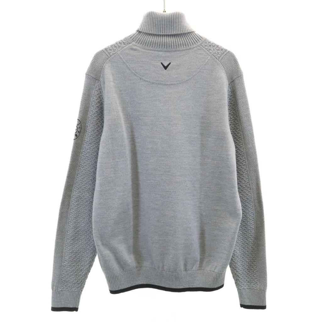 Callaway Long sleeve turtleneck sweater M gray Knit Golf Men's Used
