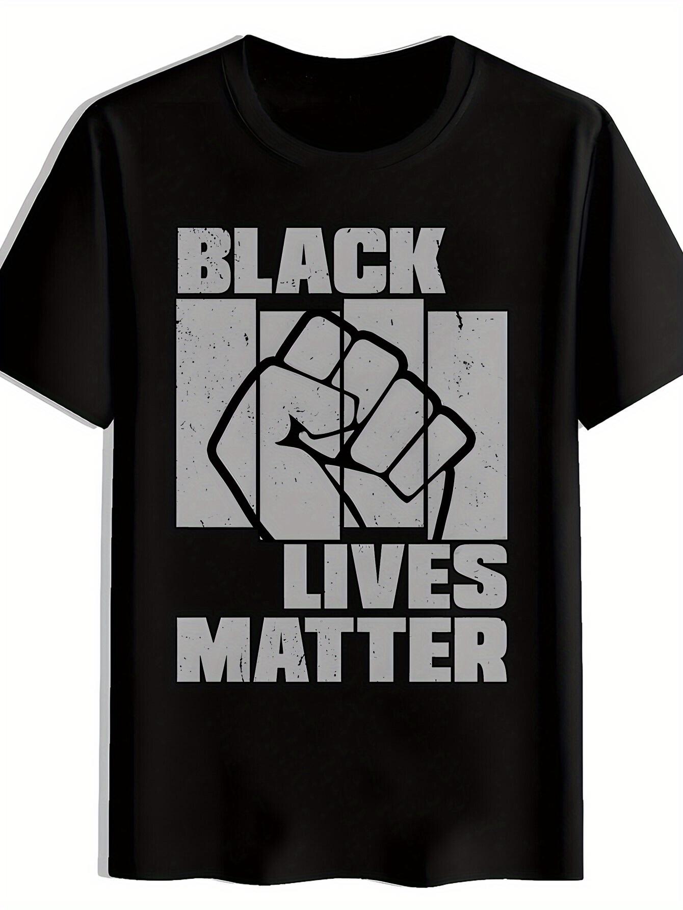 T-shirt A Black Print with a Tight Fist Design M