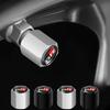 CKO1  Alloy Anti-Theft Tire Valve Caps Car Wheel Stem Rim Caps Covers For Toyota GR Sport Yaris Corolla Hilux Supra C-HR Accessories