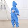Children's Waterproof Footed Raincoat & Pants Set for Toddlers and Kindergarten Boys & Girls
