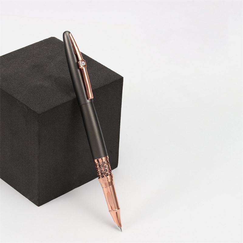 Metal Fountain Pen Smooth Writing Pen Calligraphy Pen Business Pen Ink Pen School Office Supplies Signature Pen