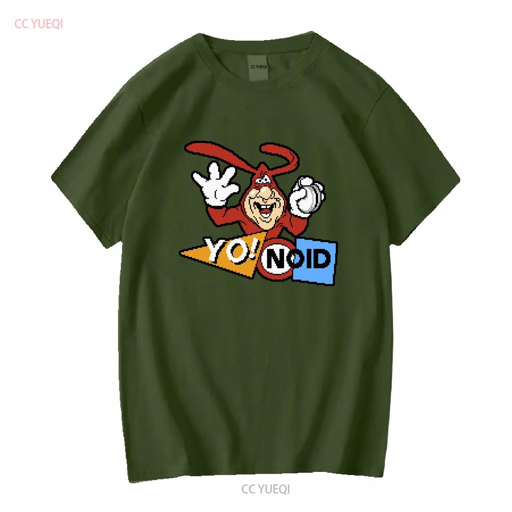 Yo Noid T Shirt New Small Med Large XL Classic 80s Video Game NES Pizza long or short sleeves vintage Washed fashion streetwear