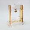 Judaica Lucite Mayim Achronim Ensemble de Lavage des Mains avec Logo Doré Acrylique Tasse de Lavage Rituel Juif Bureau Mayim Achronim Ensemble