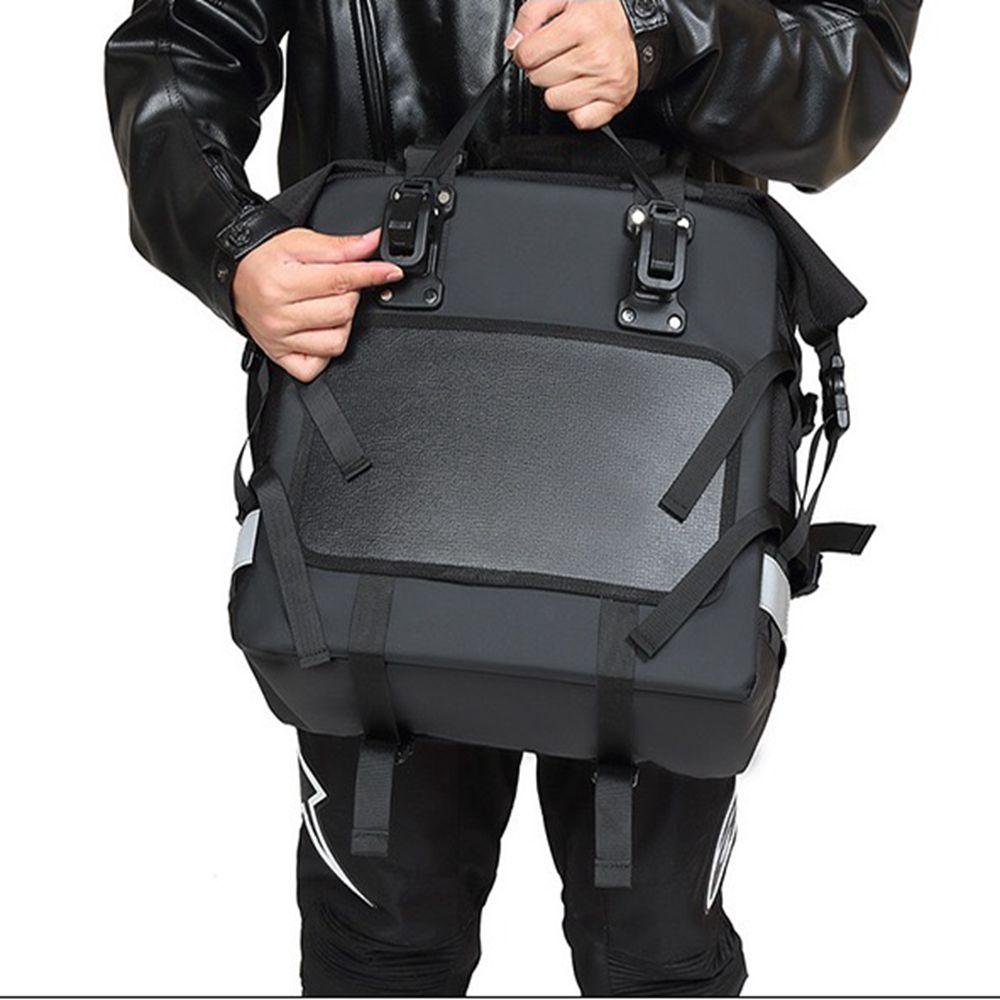 1/2 Motorcycle Accessories Frame Crash Bars Bag SaddleBag 20L Universal Side Rear Seat Bag Pack Travel Motorbike Luggage Storage