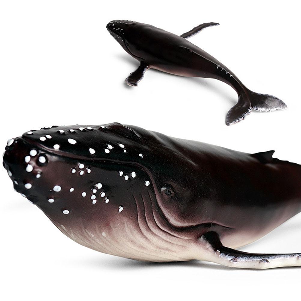 Simulation Marine Animal Model Whale Shark Big Humpback Whale Toys