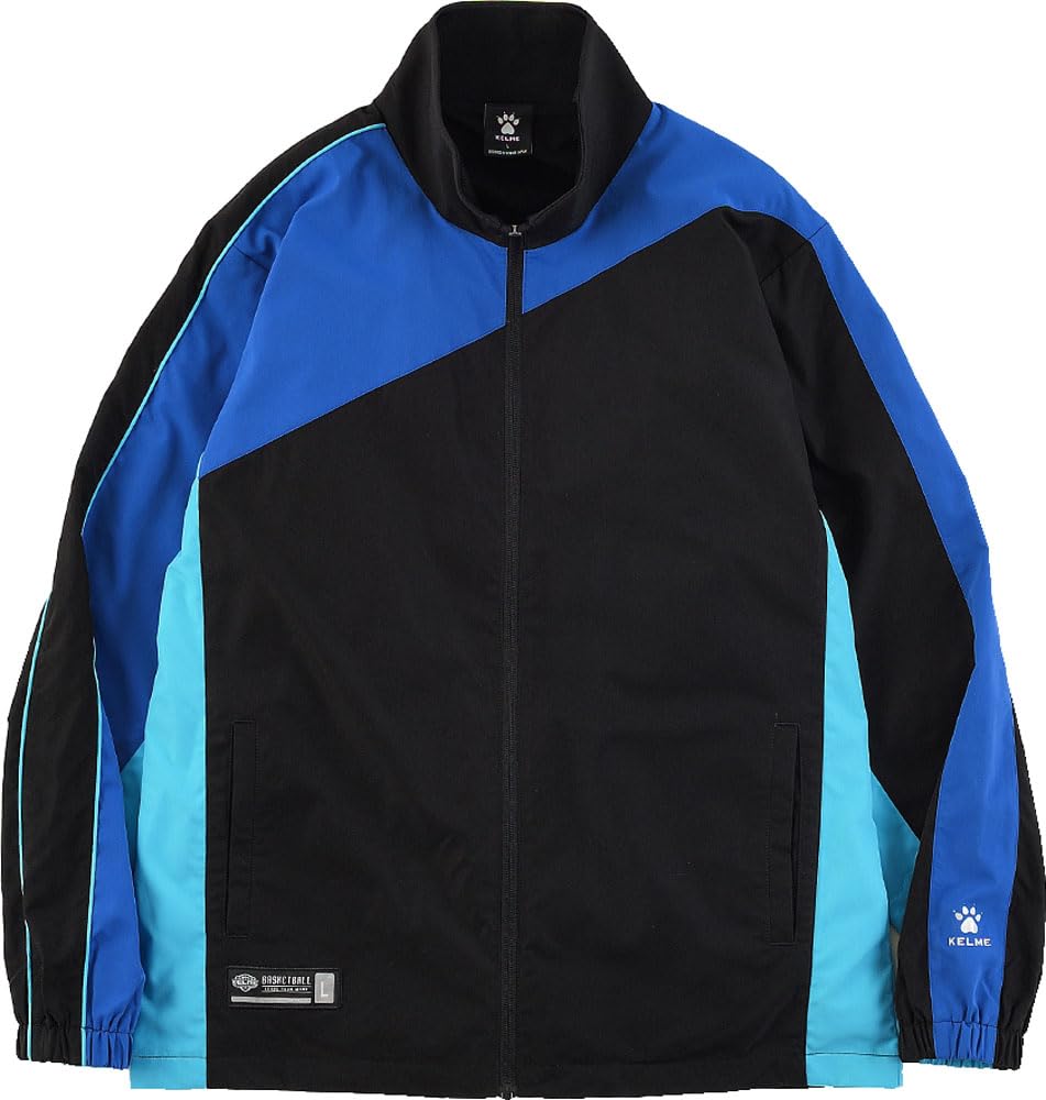 Kelme Basketball Jersey Panel Woven Warm Jacket, Black