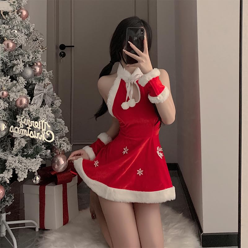 Christmas Santa Claus Role Play Christmas Clothes Christmas Hat Popular Average Code Photo [Yamuasf]
