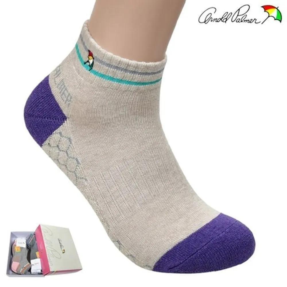 Arnold Palmer Logo Embroidered Ladies File Ankle Socks 24cm
