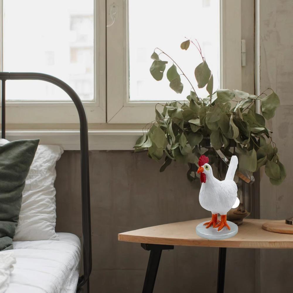 LED Hens Lay Eggs Lamps Statue Night Lights Easter Egg Desktop Decorative Lamp  Home Decor