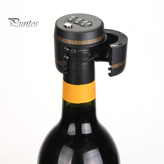 Wine Bottle Cap Lock Combination Password Code Lock Whiskey Bottle Top Stopper Digital Lock for Wine Liquor Bottle