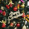 Christmas Tree Decoration Items Merry Xmas Cutout Stars Bells Drums Balls Pine Tree for Decoration (Pack of 24) Christmas Hanging