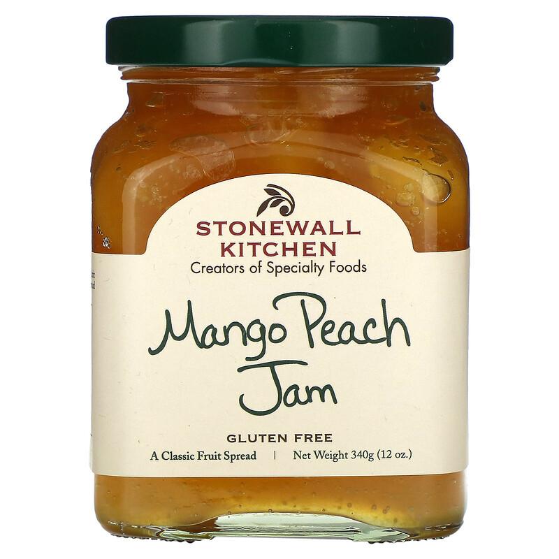 Mango Peach Jam, 12 Oz (340 G)
