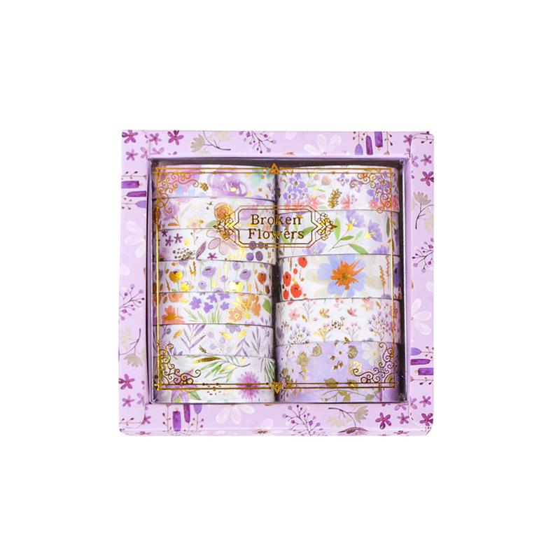 12 Rollen dekorative Notizbuchaufkleber