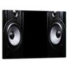 Glasplatte Schneidebrett 52x40 Schwarz