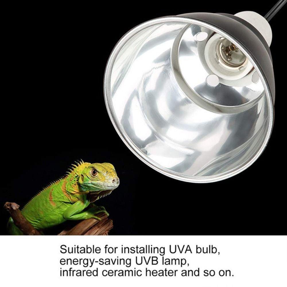 Black Pet Light Bulb Bracket 110-240V UVB Reptile Lamp Reptile Heating Lamp  Reptile Terrarium