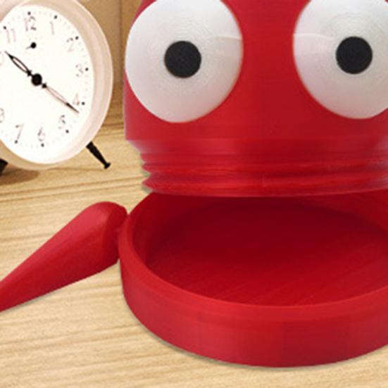 Cartoon Red Robot Piggy Bank Movable Arm Coin Cash Storage Container Kids Adults Money Saving Box Home Office Desktop Decoration