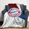 Coperte con stemma del Bayern Monaco in flanella stampata, traspiranti, calde, da divano, per casa, ufficio, copriletti 0708a118