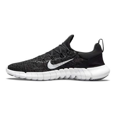 Free Run 5.0 Next Nature Siyah Beyaz Kadın Spor Ayakkabıları Koyu-Duman-Gri CZ1891-001
