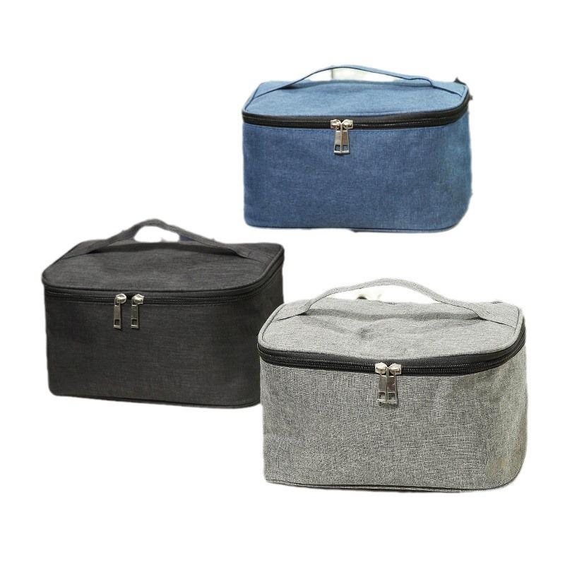 Simple Large Capacity Handheld Travel Storage Waterproof Toiletry Cosmetic Bag