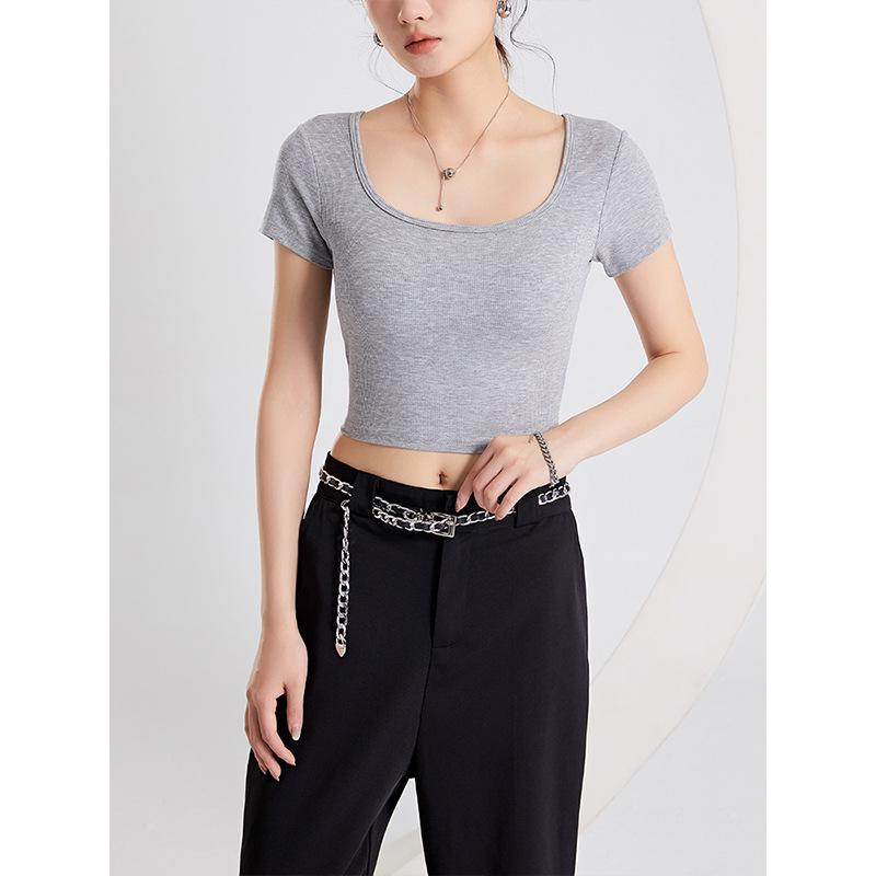 Women s Sleeveless Summer Top with Built-in Bra – Slim Fit Yoga Vest Extra Large серый