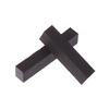 2Pcs/Set Ebony Violin Nut Viola Cello Ebony Wood Saddle Double Bass Nuts Fiddler Fittings Parts Violin Parts Accessories