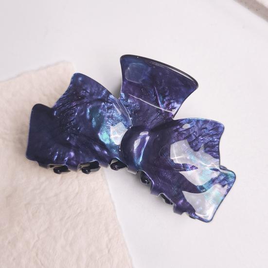 Hair Claw for Women Bowknot Shape Hair Clip Anti-slip Teeth Shark Hair Claw