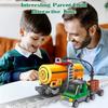 203PCS Children Toys Railway Oil Tank Car MOC Building Blocks Model Assembly Train Steam Toys Birthday Gifts
