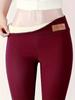 Leggings Épais en Laine d'Agneau et Velours pour Femmes Automne & Hiver 2025