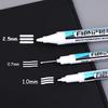 5 pieces/6 pieces of white marker, graffiti pen, waterproof gel pen, tire notebook, glass paint pen, 0.7mm 1mm 2.5mm