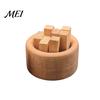 Natural Wood Aroma Diffuser Wooden Essential Oil Diffuser, Beech Aromatherapy Campfire Shaped Small Round for Home Offices Cars Yoga Rooms No Heat