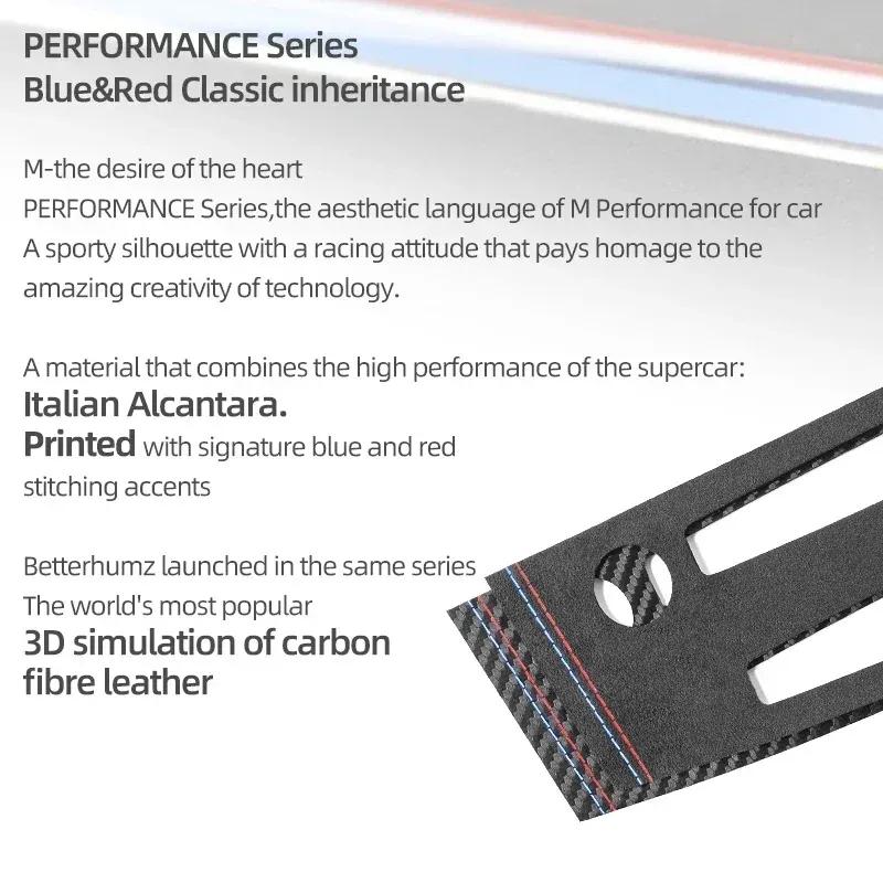 For BMW E60 Series 5 2004-2009 Carbon Fiber Center Console CD Panel Trim Frame Sticker Tuning Car Interior Decor Accessories