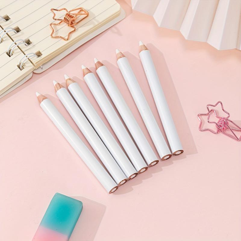 White Chalk Marking Pencils , Comfortable Design - for Sewing, Fabric Work, Dressmaking,And Quilting pattern quilting templates