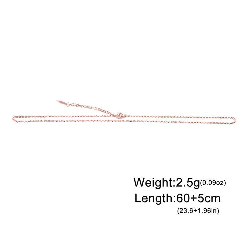 Silver Cross Pendant Necklace Delicate Clavicle Chain DIY Universal Fine Link Extension Jewelry For Women