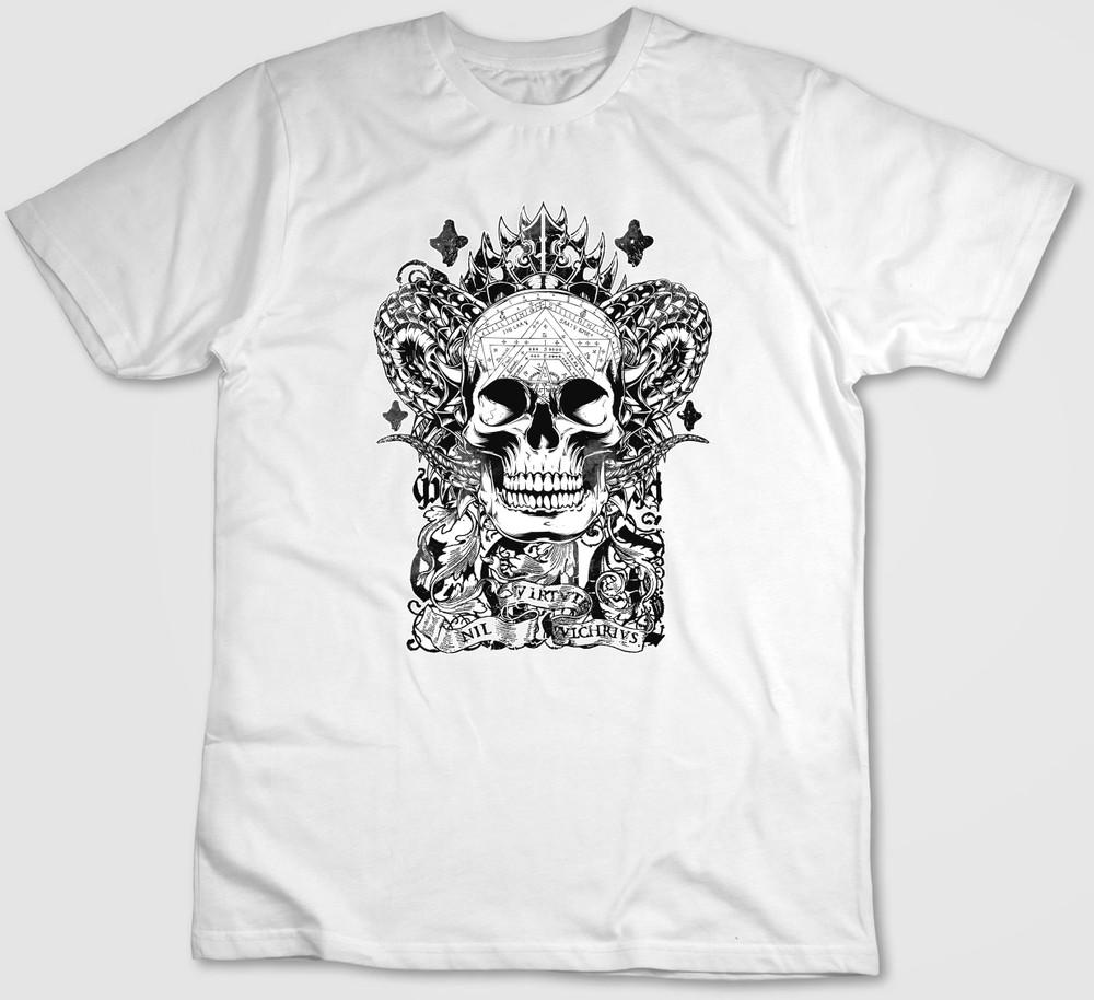 

Famous Skull Figure,Short Sleeve T Shirt Men / Woman H368 4XL