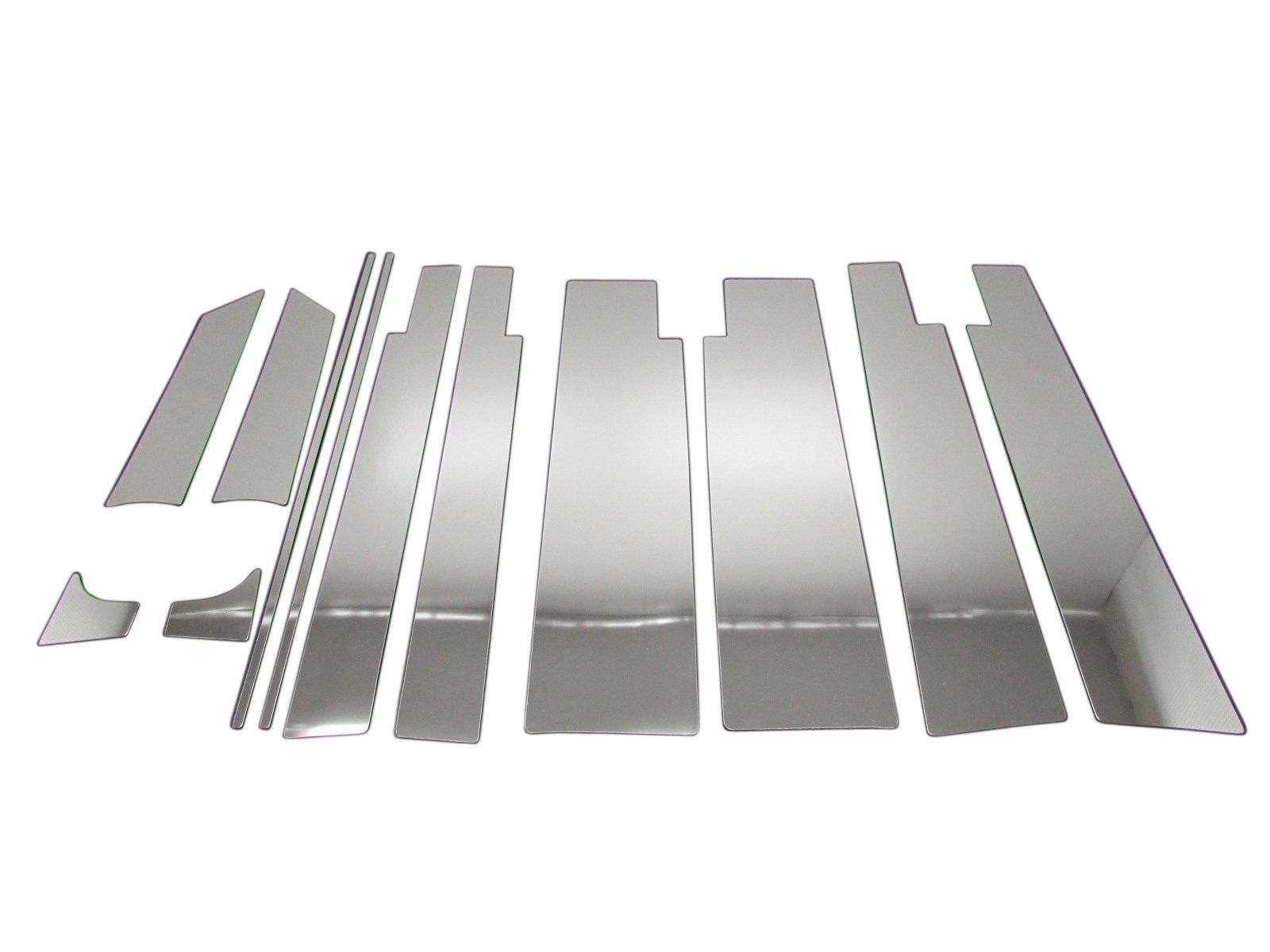 

BRIGHTZ Plated Pillar Panel Covers for Toyota Serena C25 Set with Standard 4730 Ultra-Mirror (12-Piece Visors) [PIL-SIL-231]