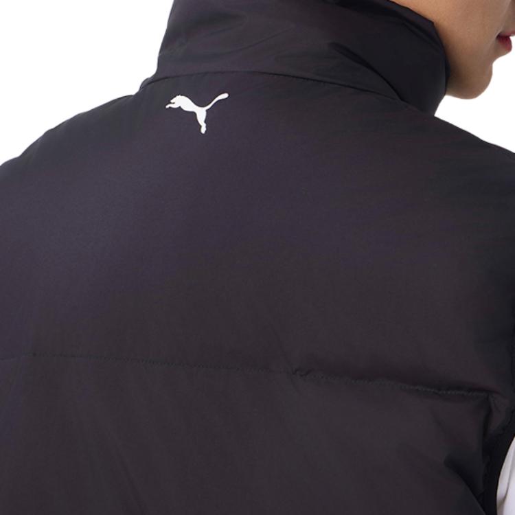 New PUMA PUFFER DOWN Vest Unisex Black 687431-01